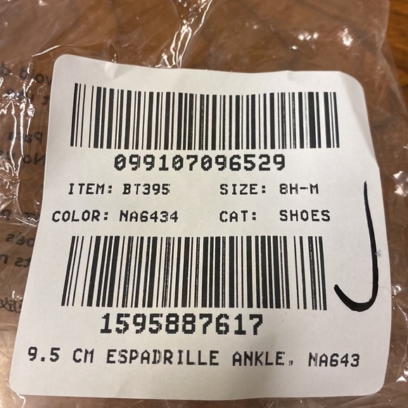 J Crew Made-in-Spain lace-up high-heel espadrilles BT395 - Picture 8 of 8